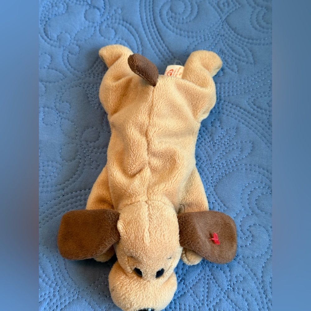 Vintage Ty The Beanie Babies "Bones" the Dog from 1993 - Picture 6 of 10